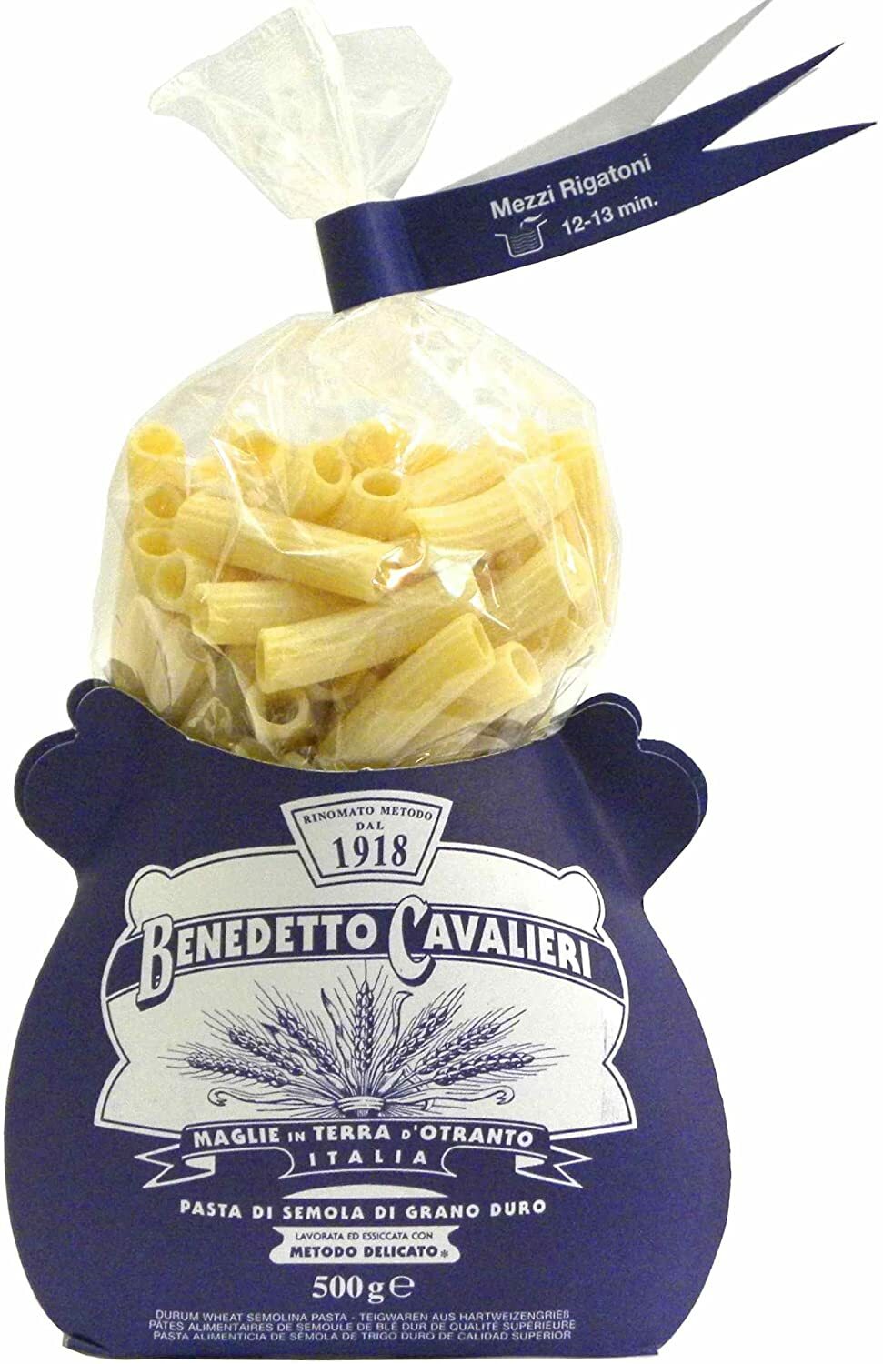Paste Knights - Half Rigatoni - 6 Pieces Of 500gr (3Kg) Paste Craft