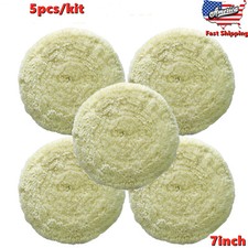 Polishing Pad Buffing Pads Set 7inch 100% Nat...