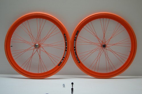 Cerchi 28 fixed 1v arancio Gipiemme 40 mm arancio personalizzabile complete  | eBay