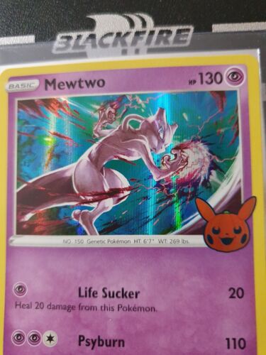 Pokemon Karte Mewtwo Holo - 056/172 - Trick Or Trade Set 2022 - English NM-MINT - Bild 2 von 3