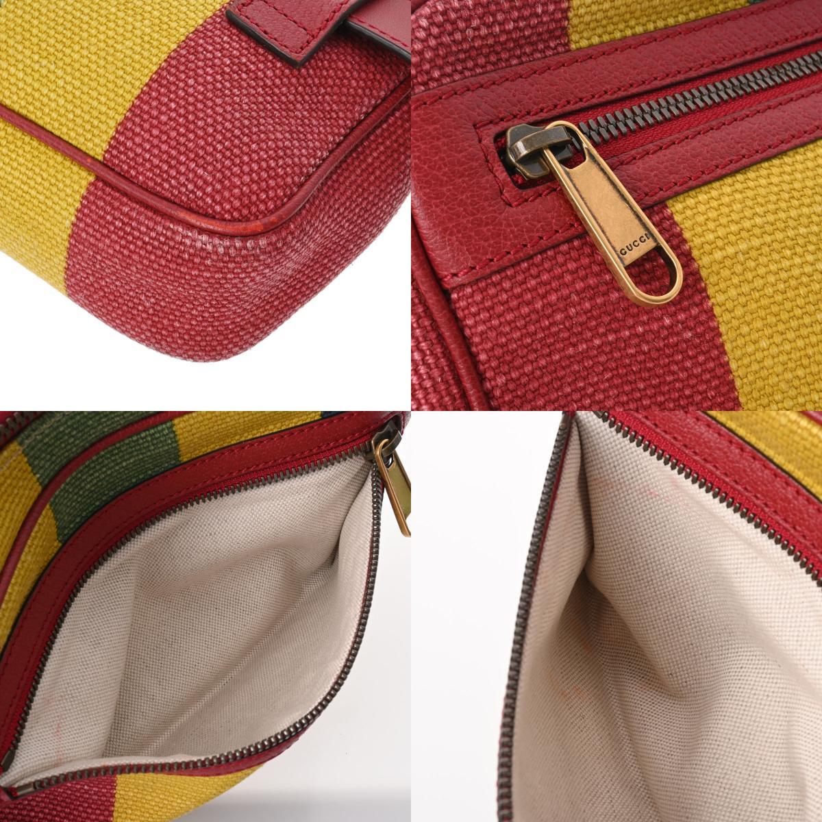 GUCCI red/yellow/blue 625895 crossbody bag 800000110941000