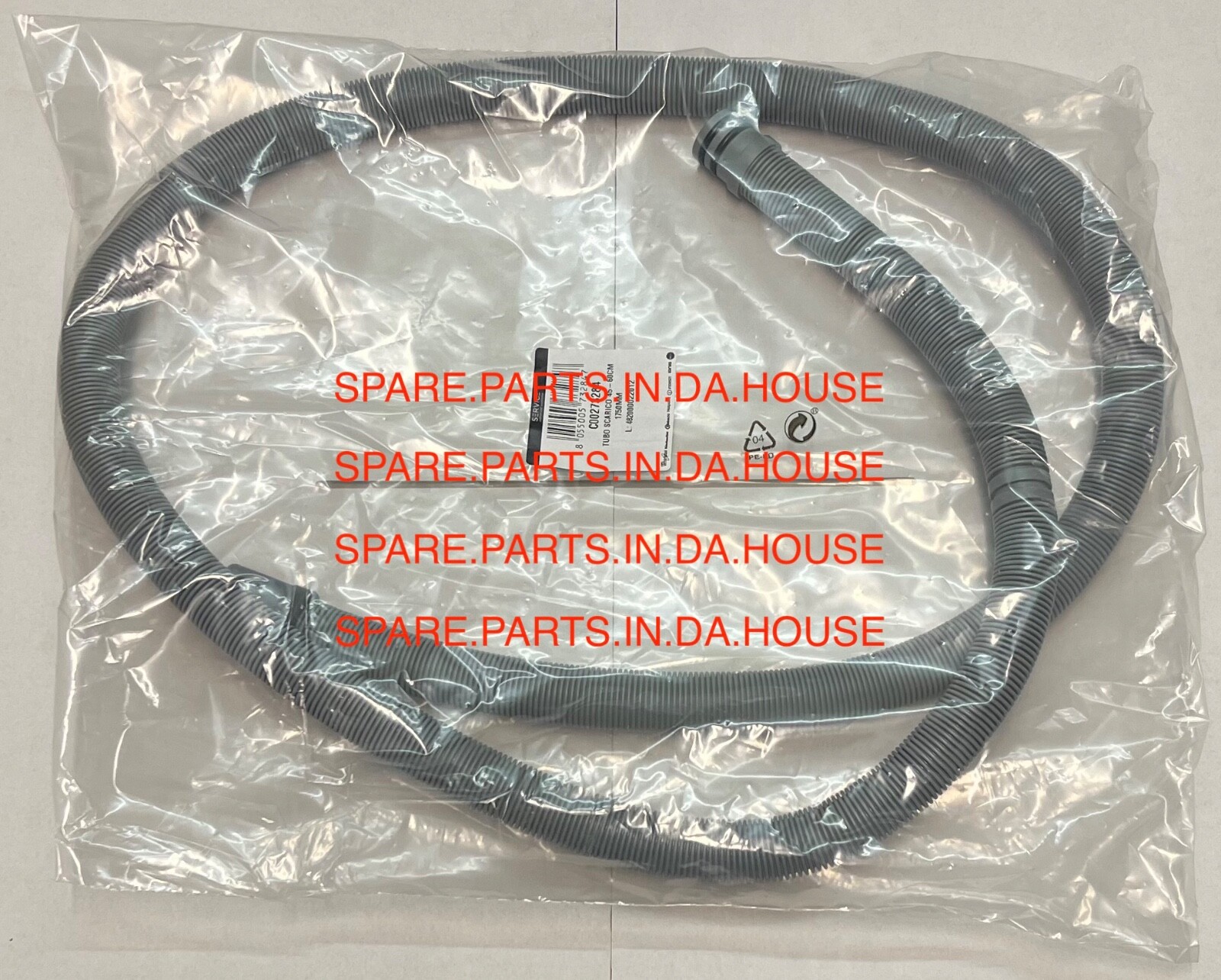 Genuine Ariston Dishwasher Outlet Drain Hose LFD11S123OX LFD11S123OXAUS