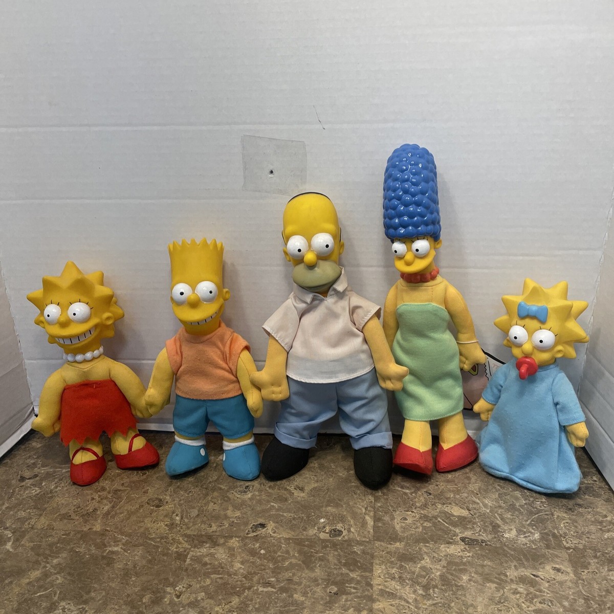 【ヴィンテージ】ザ.シンプソンズ　フィギュア3体セット バーガーキング　1990 1990年製 BURGER KING The Simpsons Bart Doll バーガーキング
