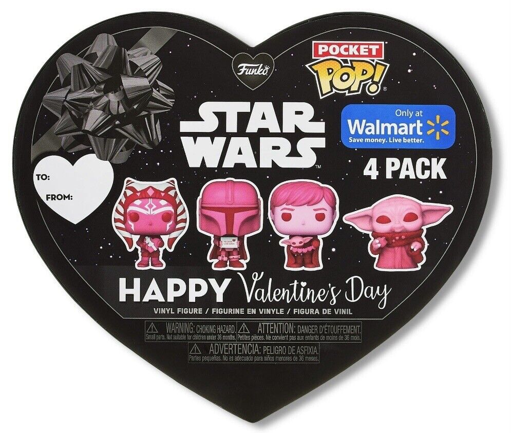 FUNKO Pocket POP: Star Wars Valentines Day POP Box 4PK Wmt FUNKO Pocket POP: Star Wars Valentines Day POP Box 4PK Wmt