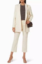 Nwt Marella Tahiti Basket Weave Blazer Sz 12 Made In Italy $495