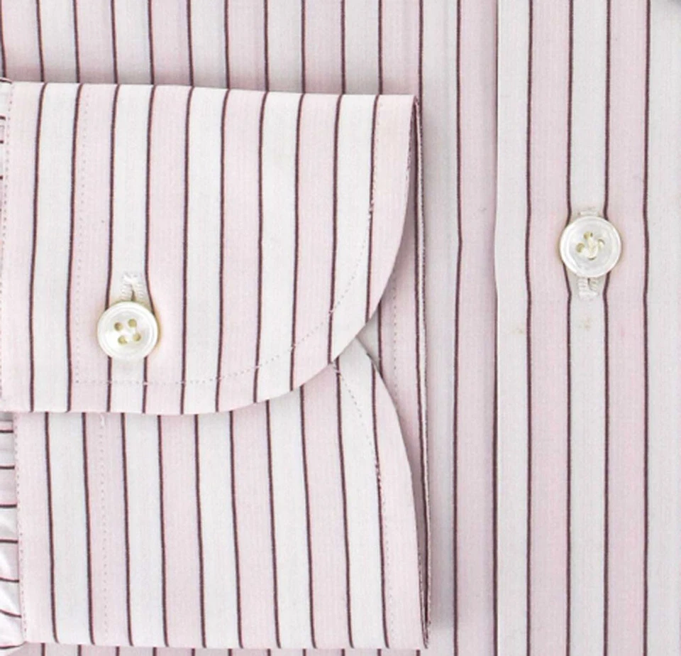 Розовая рубашка Finamore Napoli 16/41 FN4854 - Изображение 3 из 4