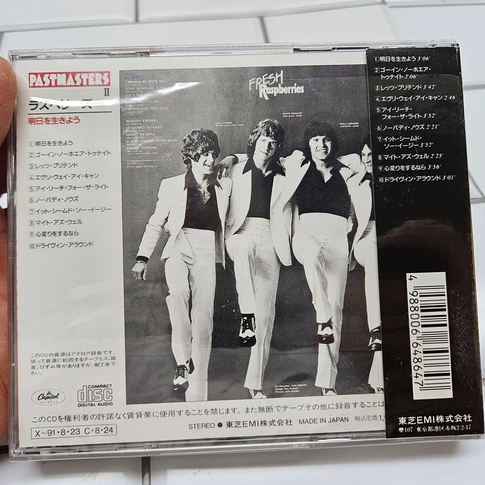 Fresh Raspberries CD Japan 1990 TOCP-6359 w/ OBI 1st CD Pressing Eric Carmen - Image 2 of 2
