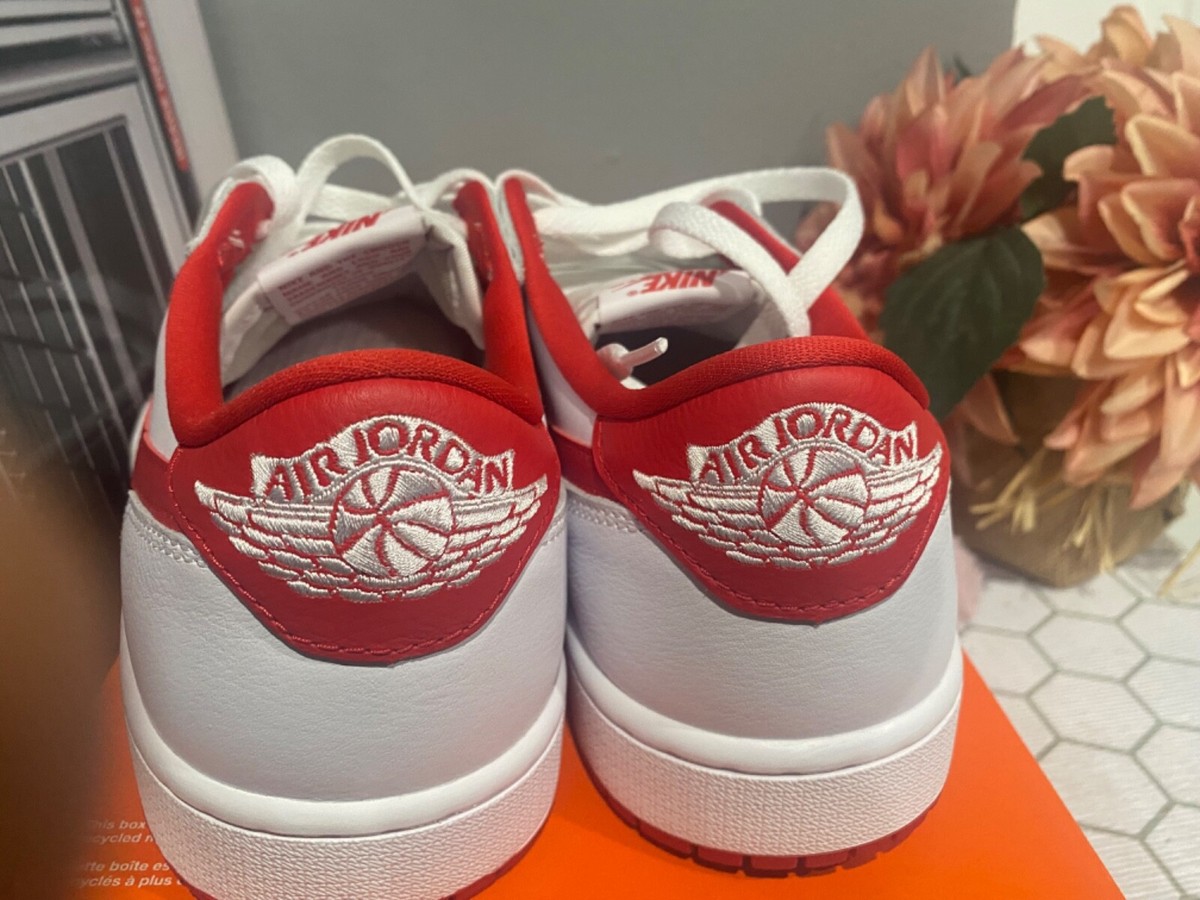 New Nike Air Jordan Low Retro OG White University Red CZ0790-161 Men’s 