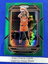 2023 #102 Tyasha Harris WNBA Panini Prizm Basketball Green Prizm Sun