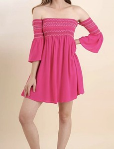 pink babydoll dress womens