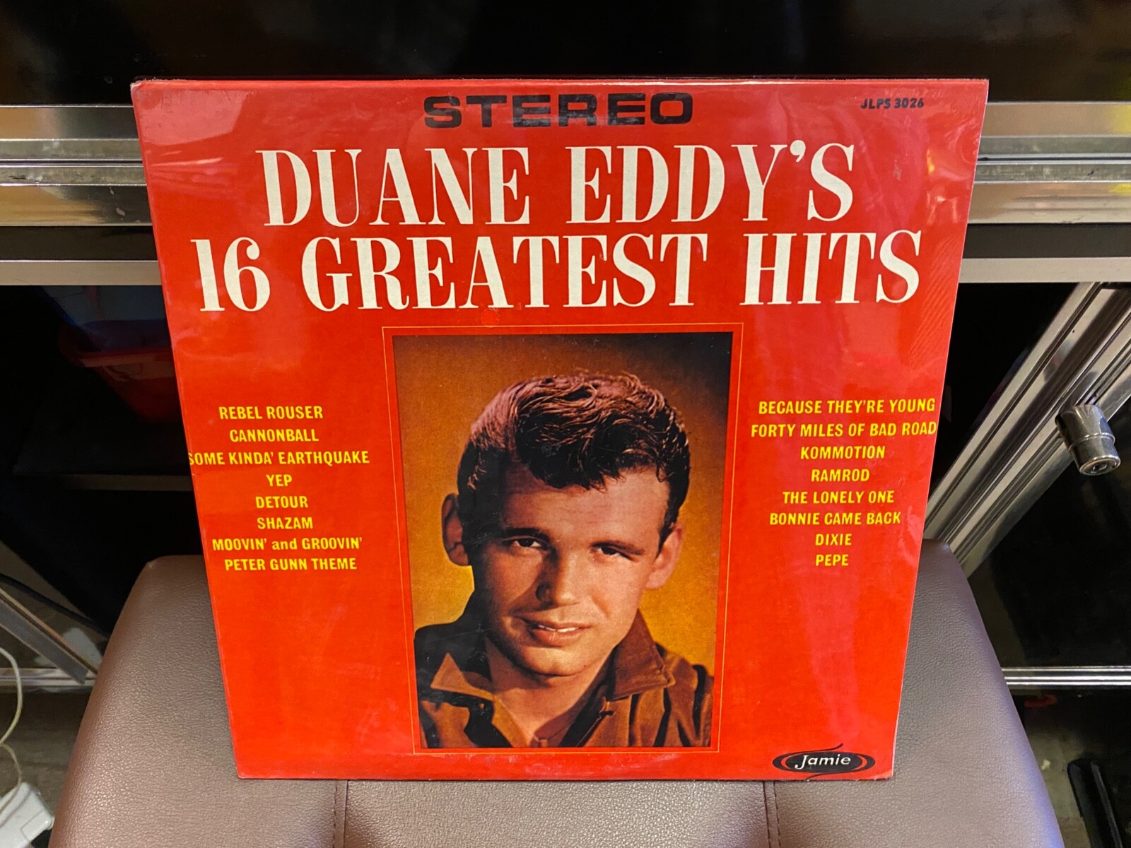 Duane Eddy 16 Greatest Hits LP Jamie reissue JLPS3026 stereo Rebel Rouser SEALED