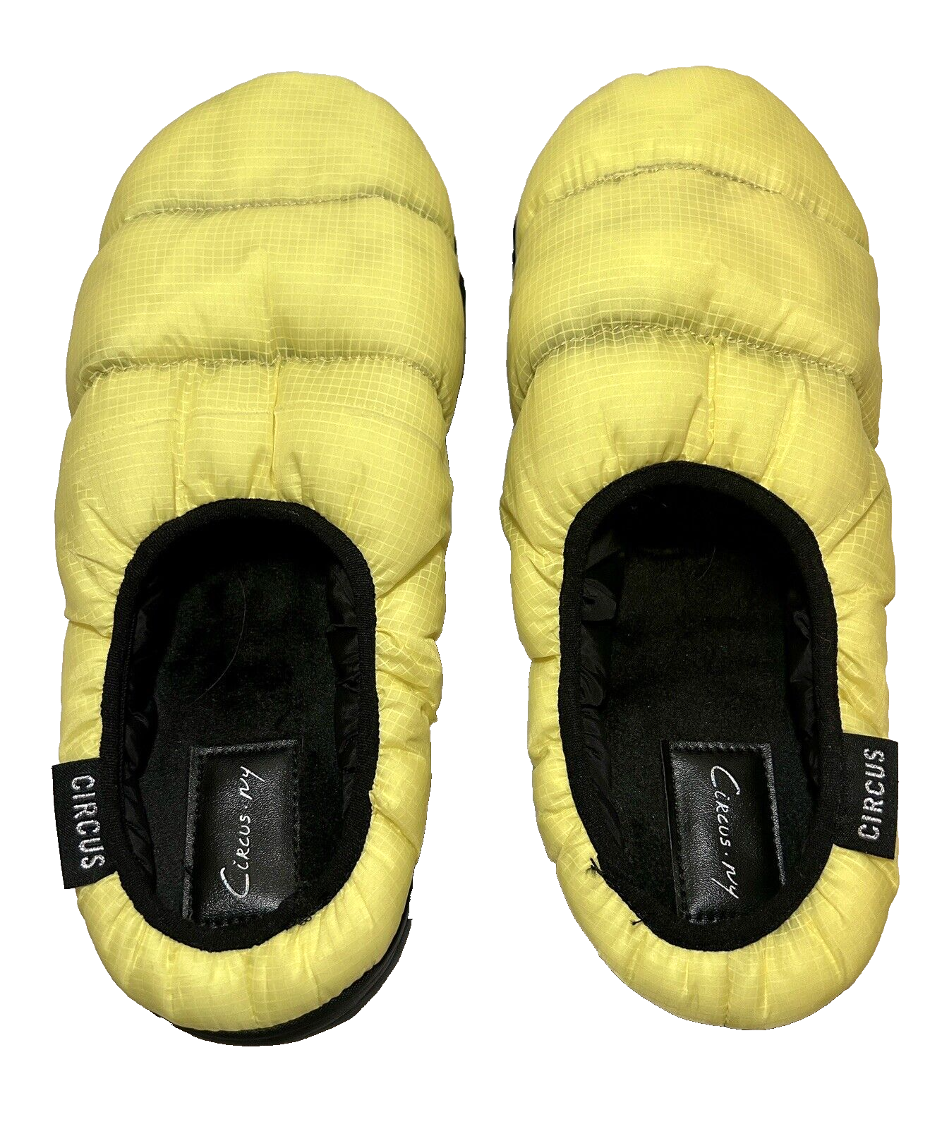 PANTOFOLA D’ORO Ciabatte CIRCUS NY by Sam Edelman Hollin Puffer trapuntate gialle taglia 10