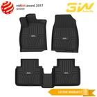 3W Floor Mats for 2018-2025 Honda Accord Custom Fit All Weather Car Floor Liners