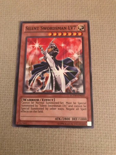 Yu-Gi-Oh! slient swordsman lv7 mint common LCYW-EN035