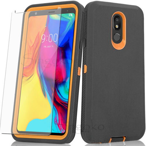 RUGGED SHOCKPROOF Full Body ARMOR Phone Case Cover + BUILT IN SCREEN PROTECTOR - Afbeelding 1 van 32