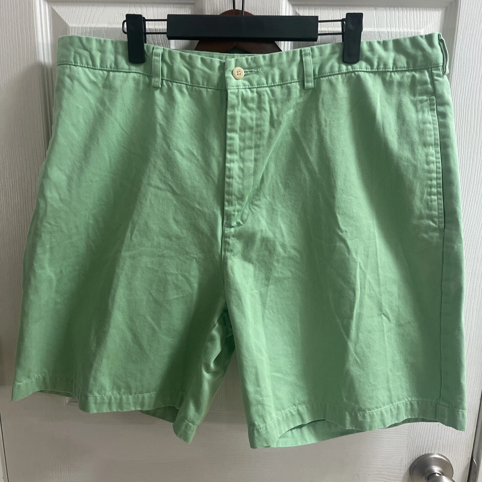 Vineyard Vines Men’s Baker Short Chino Golf Flat Front Green Size 38