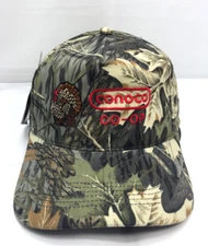 NEW Conoco Co-op Canvas Camo Cap Hat - Turkey Logo - Adjustable - Camouflage