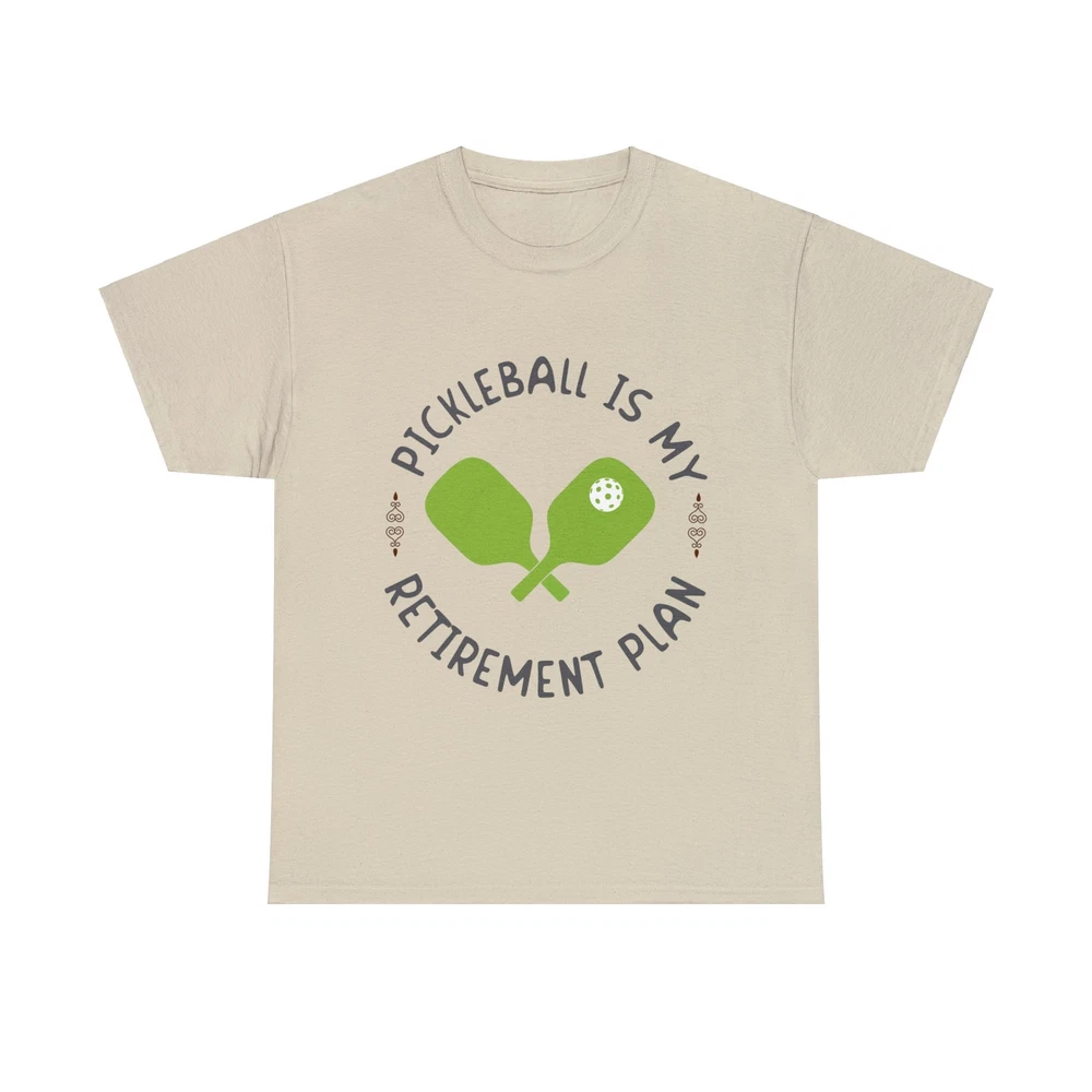 Pickleball Is My Retirement Plan - Unisex Officer Retirement Funny Retro T-Shirt