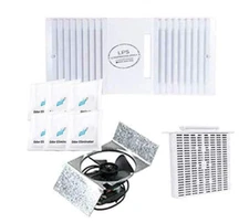 CA-90 Ductless Exhaust Fan Grille Louver, Motor and Unscented Filter Cartridge