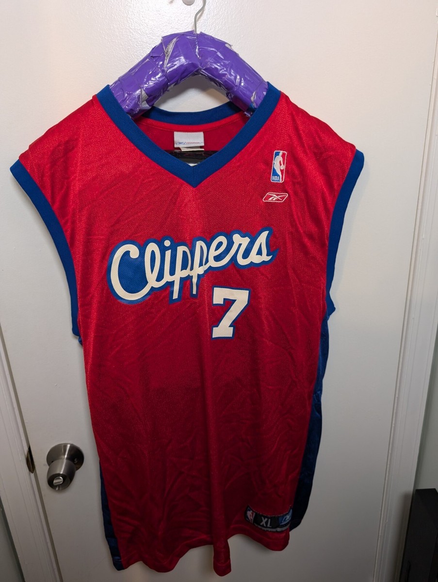 Lamar Odom #7 LA Clippers Reebok Jersey Red Blue Mens Size Lamar Odom #7 LA Clippers Reebok Jersey Red Blue Mens Size