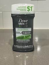 Dove Men Care Extra Fresh Deodorant Stick Twin Pack, Citrus, 3 oz