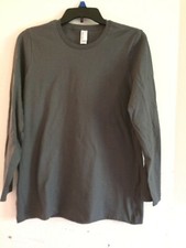 NwoT Women's Gray Long Sleeve T-Shirt Medium