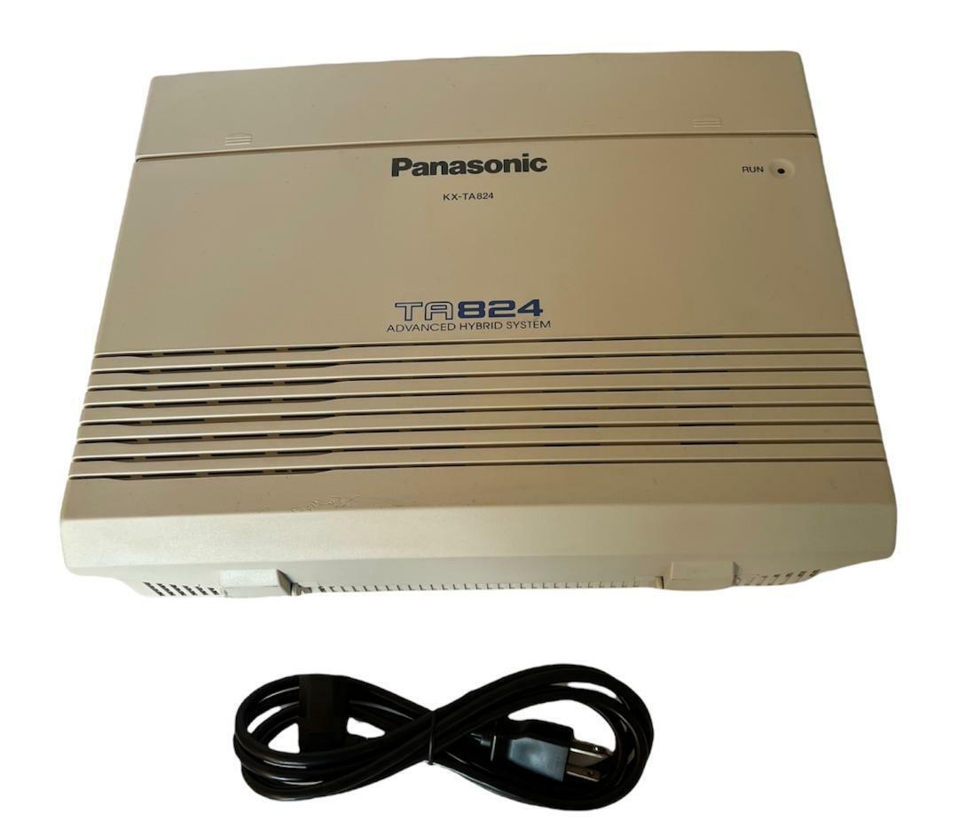 Panasonic KX-TA824 Hybrid Telephone System KXTA KSU 3X8 w Panasonic KX-TA824 Hybrid Telephone System KXTA KSU 3X8 w