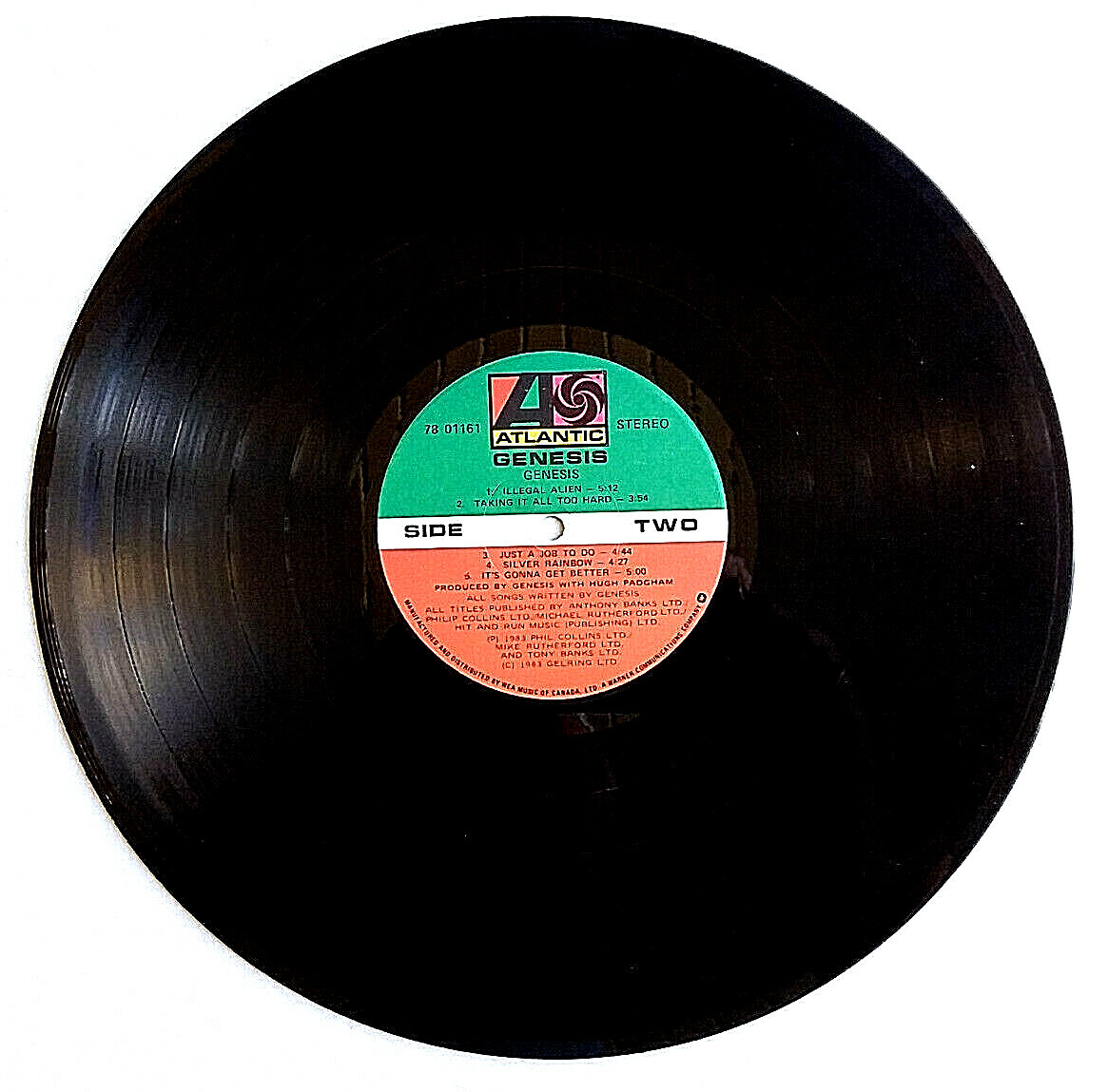 洋楽 Jenesis GENESIS - Self Titled - Vinyl LP 1983 Atlantic Records 78 01161