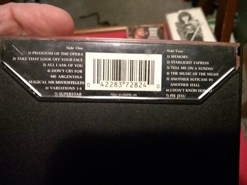 Andrew Lloyd Webber The Premiere Collection Cassette Tape Phantom cats evita aud - Picture 4 of 12