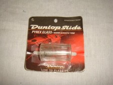 JIM DUNLOP 218 HEAVY WALL MEDIUM SHORT PYREX GLASS GUITAR SLIDE