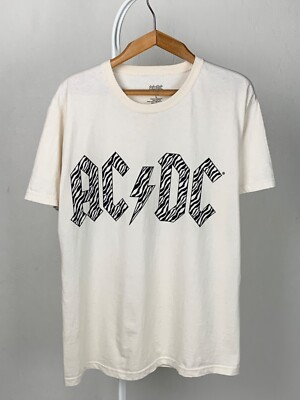 AC/DC T-Shirt Recycle Cotton ACDC Rock R-Shirt