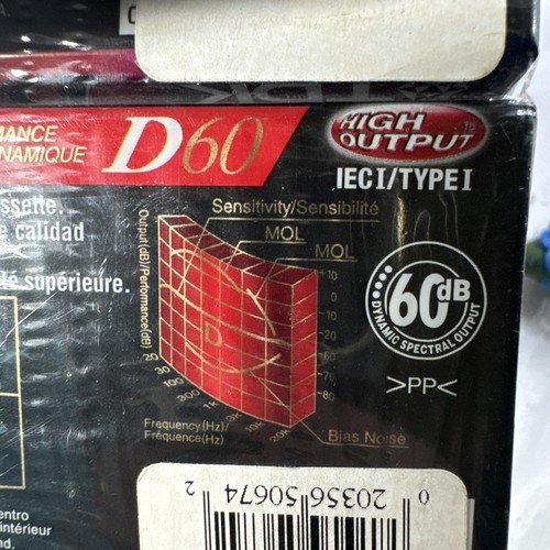 Casetes TDK D-60 minutos de alto rendimiento 2 cintas - Imagen 4 de 7