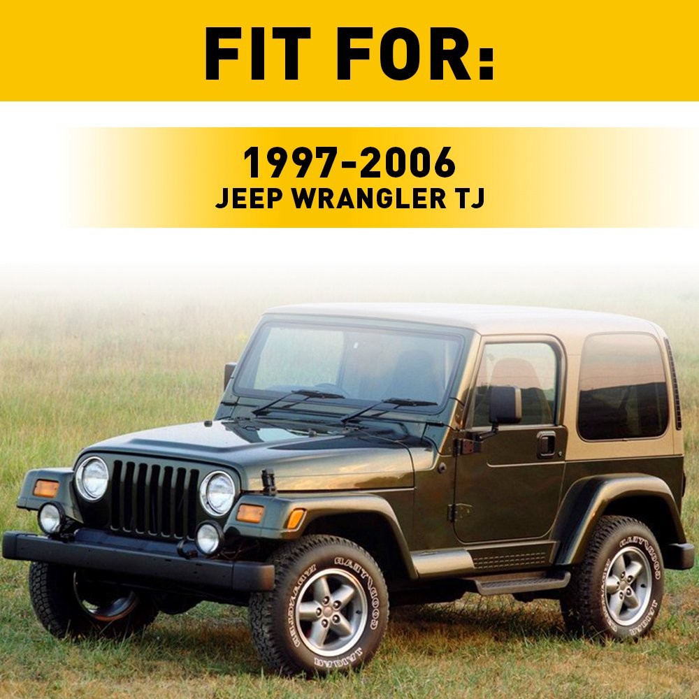 For Jeep Hood Latch For 97-06 Jeep Wrangler Jk JL JT Black Stainless Steel Catch thumbnail 2