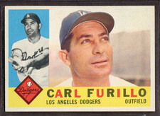 1960 Topps Set-Break #408 Carl Furillo NM-MT OR BETTER *JAYSACE*