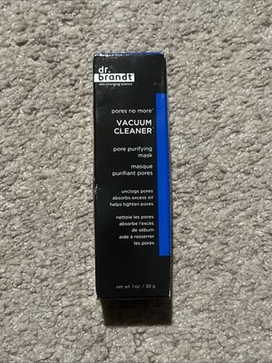Dr Brandt Pores No More Pore Vacuum Cleaner Pore Purifying Mask 1.0 oz NIB!
