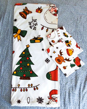 Christmas Full to Queen Size Duvet Cover 80" x 88" with 2 Standard Shams