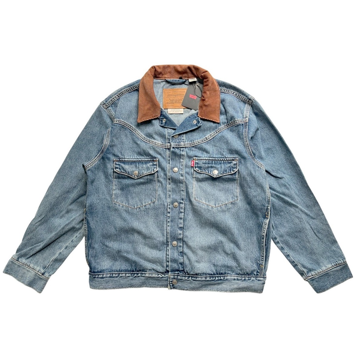 Levi's Premium Mens M Western Shorthorn Relaxed Trucker Jacket