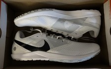 Nike Zoom Rival Waffle 6 10.5 White/Black/Pure Platinum Mesh Sneaker DX7998-100