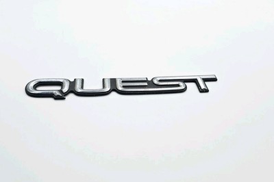 1993-1998 NISSAN QUEST EMBLEM LOGO LETTERS BADGE SIGN TRUNK GATE REAR OEM