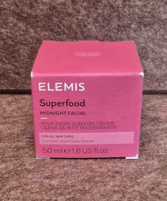 ELEMIS Superfood Midnight Facial Nourishing Sleeping Cream 50ml NIB