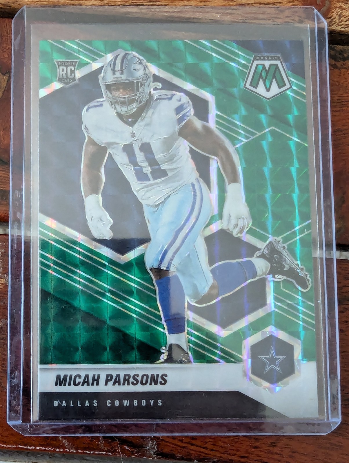 Micah Parsons Panini Mosaic #362 Green Mosaic