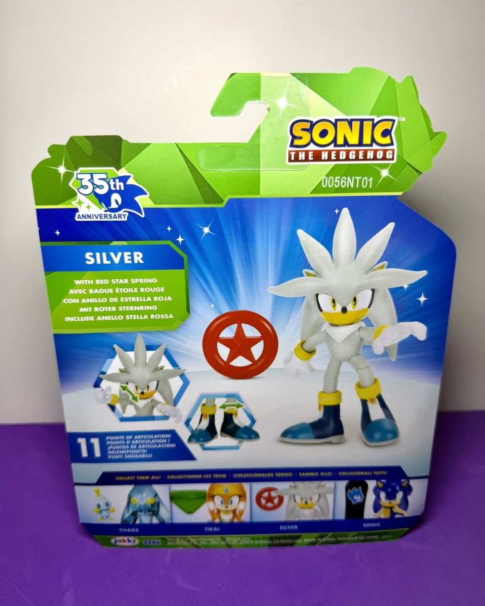 2026 JAKKS Sonic the Hedgehog 35th Anniversary - SILVER THE