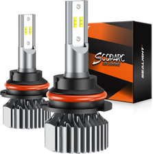 9007/HB5 Fog Light Bulbs 32000LM Super Bright 6000K Cool White Pack of 2