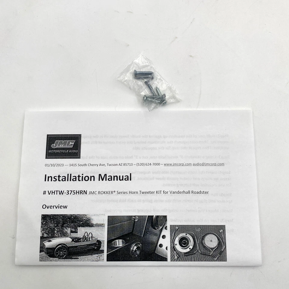 JMC Rokker 3,5 дюйма рупорный твитер универсальный предварительно проводной квадроцикл вездеход мотоцикл Vanderhall - Изображение 3 из 4