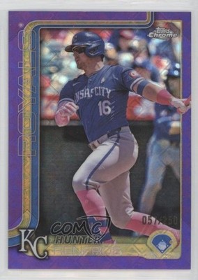 2025 Topps Chrome Logofractor Edition Purple Refractor /250 Hunter Renfroe 1qd8