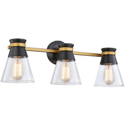 Artcraft Lighting AC11803BB Kanata Bathroom Vanity Light Black and Brushed Brass