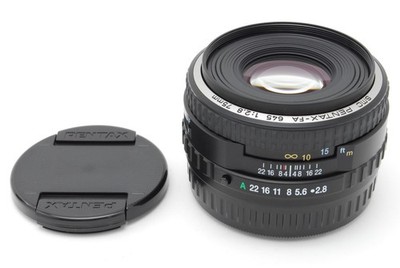 Unused w/Caps] SMC Pentax FA 645 75mm F2.8 AF Standard Lens for N