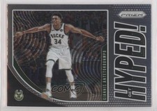 2019-20 Panini Prizm Get Hyped! Giannis Antetokounmpo #3 03l6