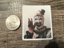 Art The Clown Bloody Face Terrifier Sticker Halloween Free S&H Creepy Scary New!