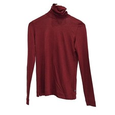 Loro Piana Kaschmir Seide Rollkragen Strick rot 21226273 152800557